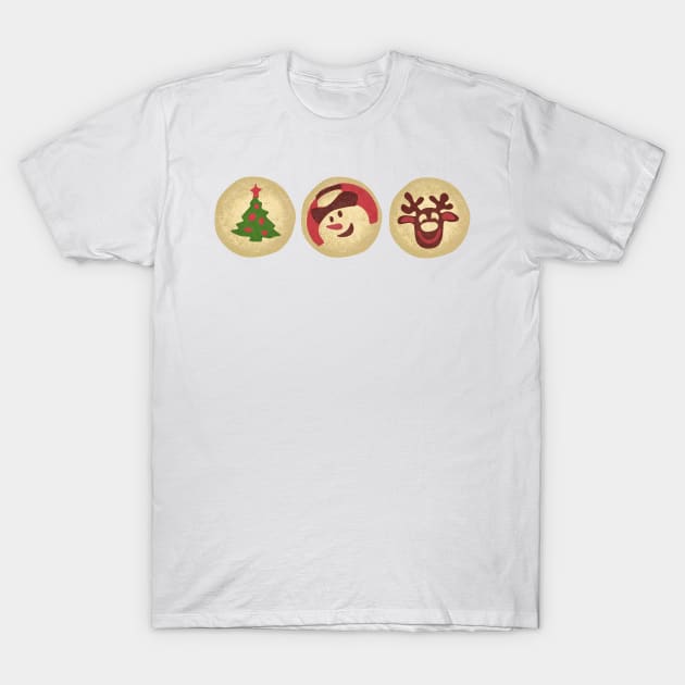 Pillsbury Christmas Cookies T-Shirt by Sci-Emily